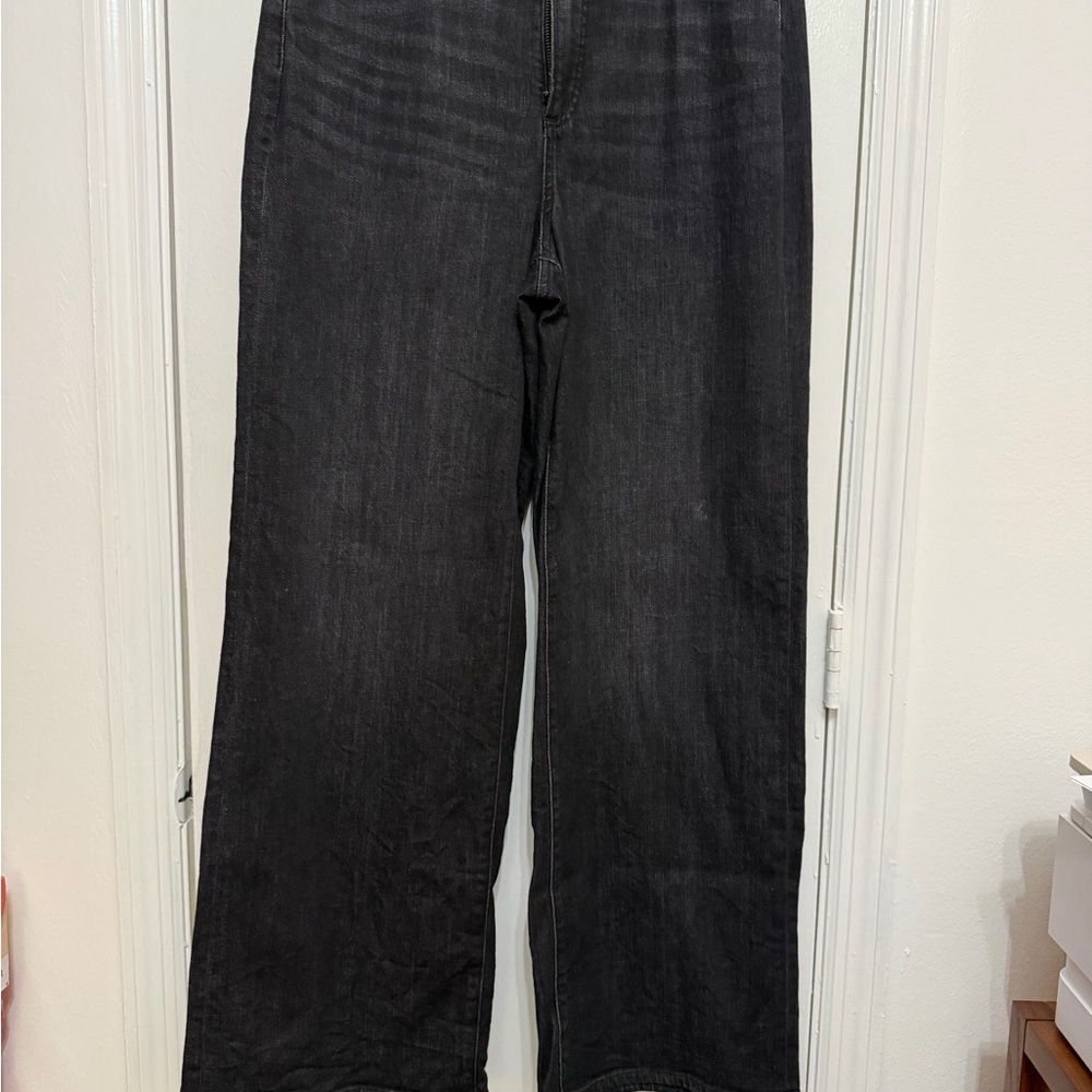 Chico's Black Wide-Leg Flare Jeans